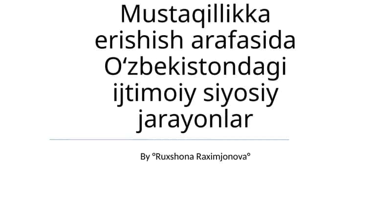 Sovet davri Oʻzbekistoni 1