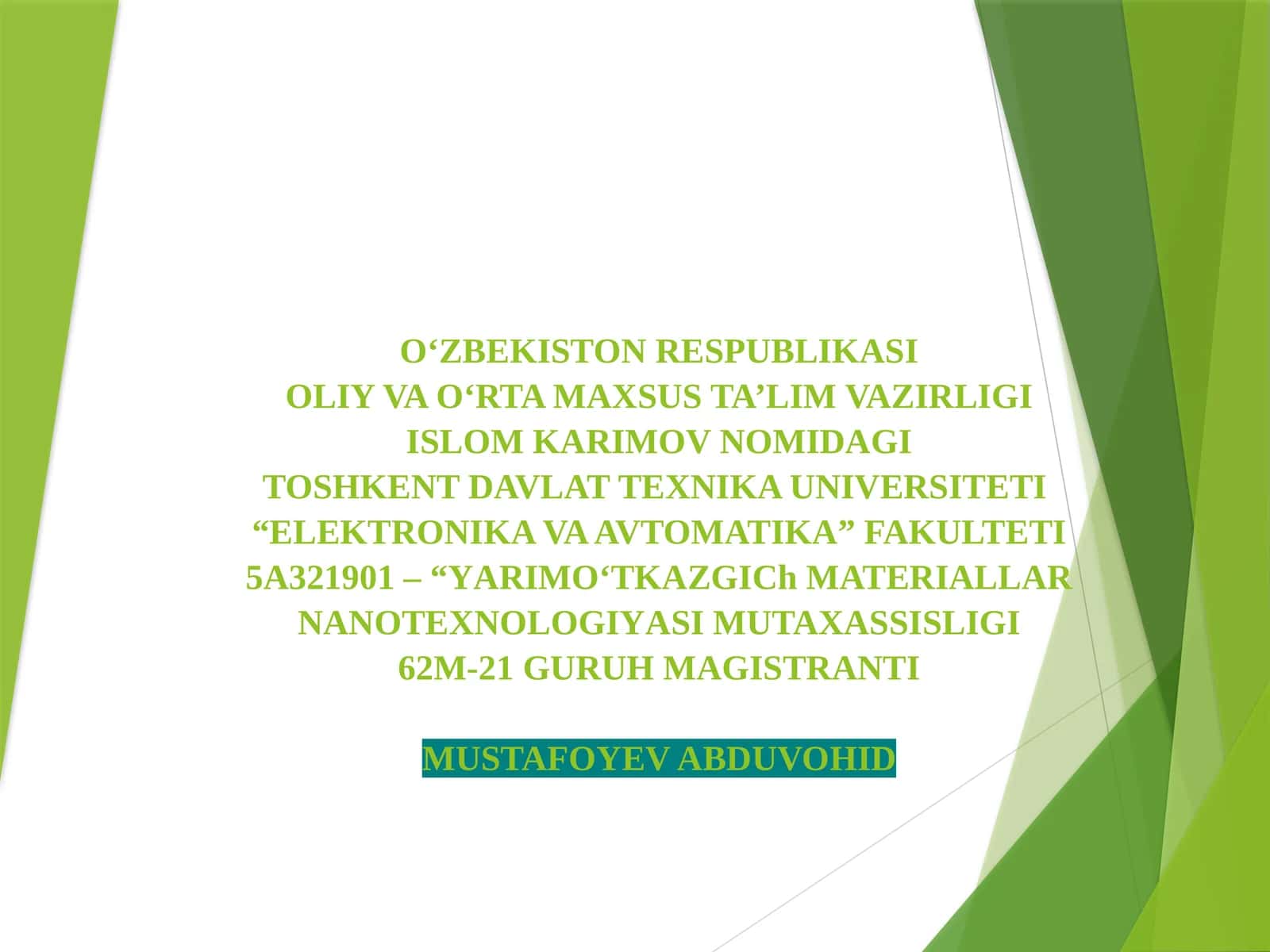 ULTRABİNAFSHA NURLARNİNG ELEKTRON SPEKTROSKOPİYASİ 1