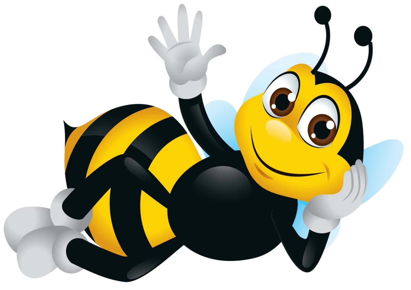 Bee cartoon characters 1