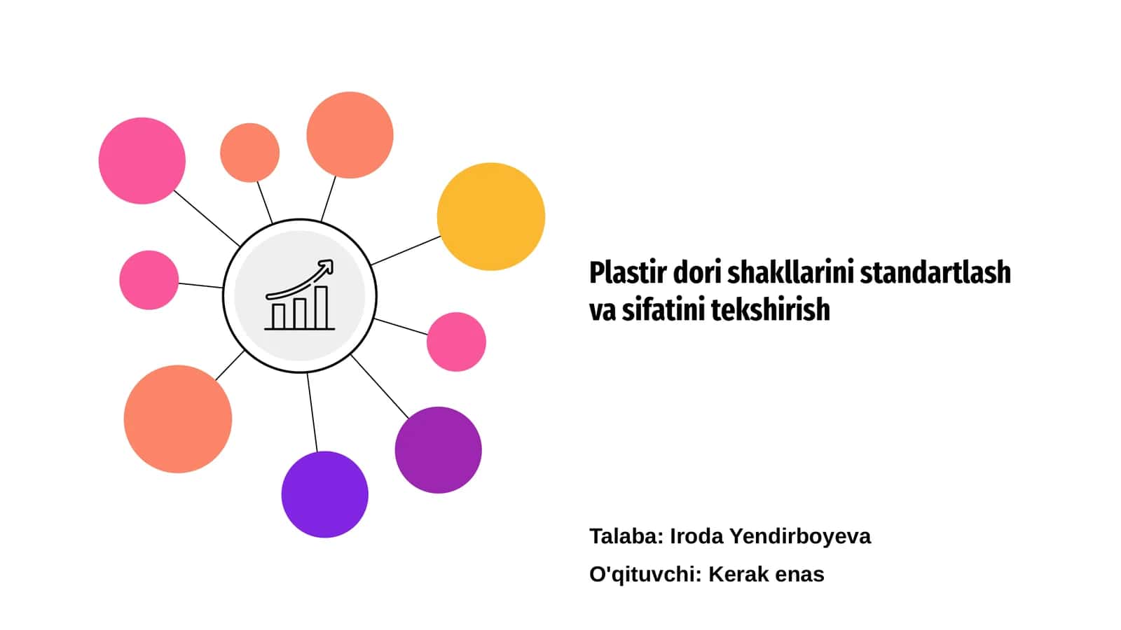 Plastir dori shakllarini standartlash va sifatini tekshirish 1
