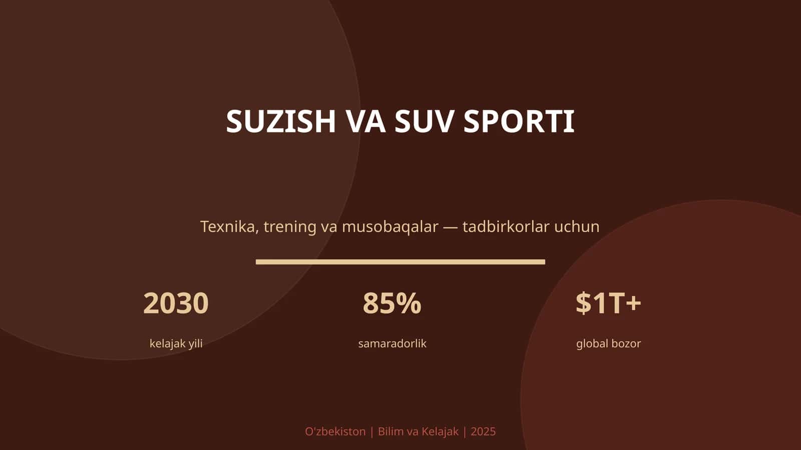 Suzish va suv sporti 1