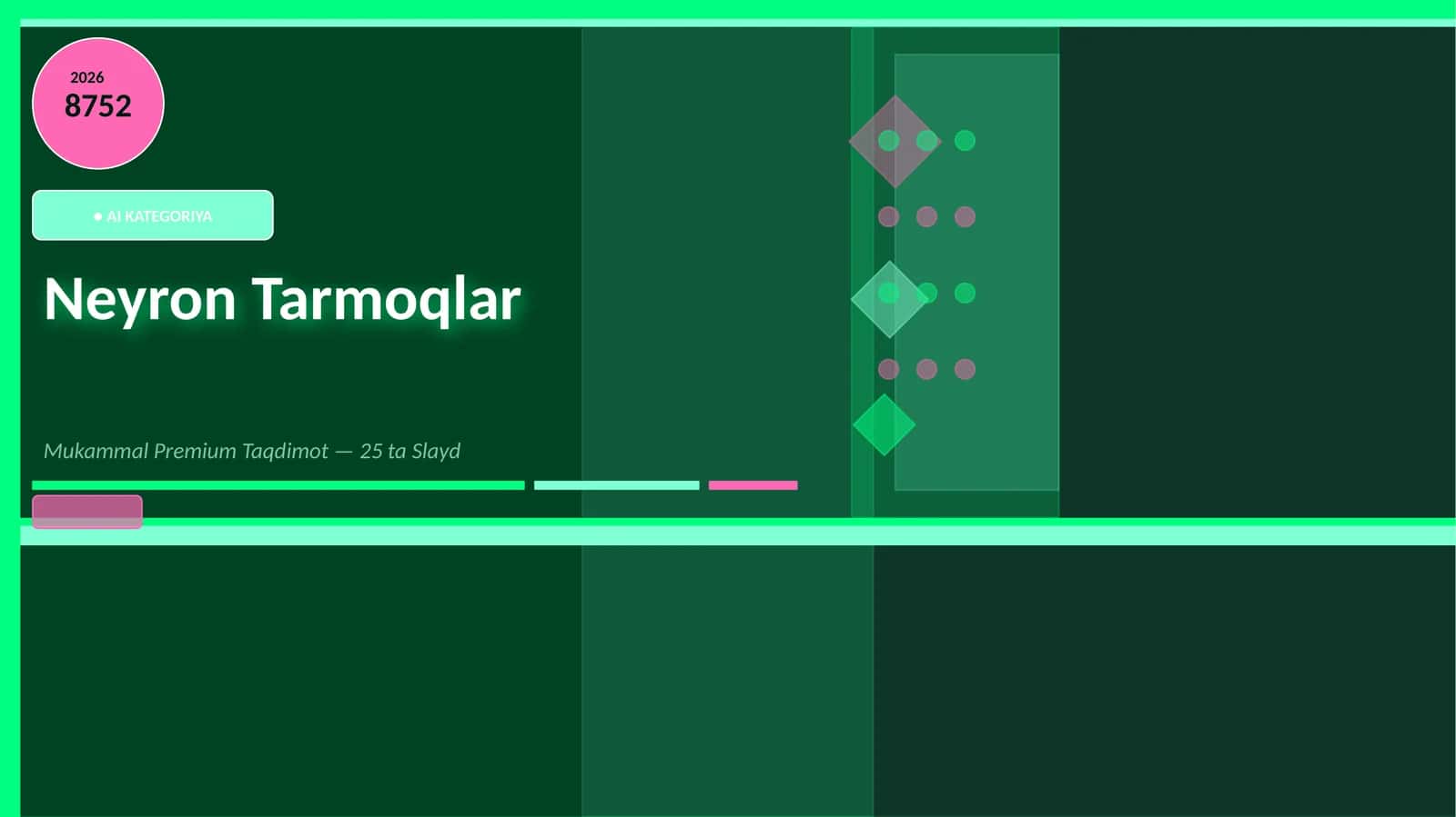 Neyron Tarmoqlar 1