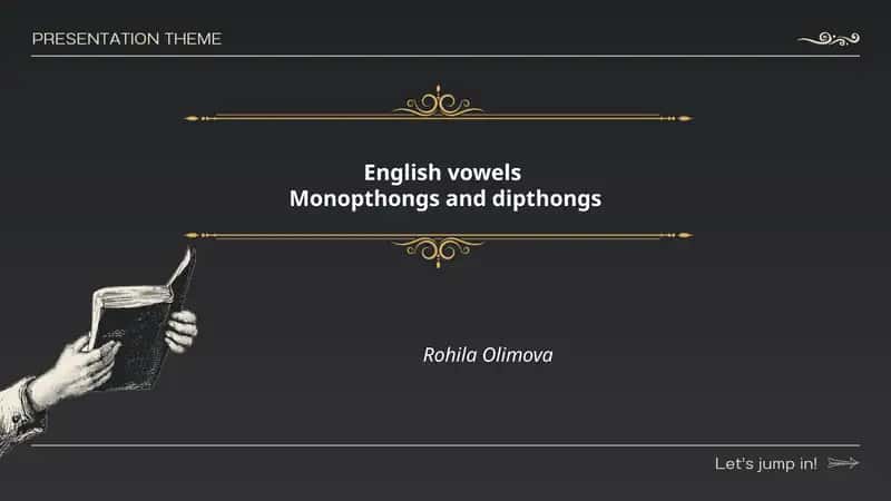 English Vowels: Monophthongs and Diphthongs 1