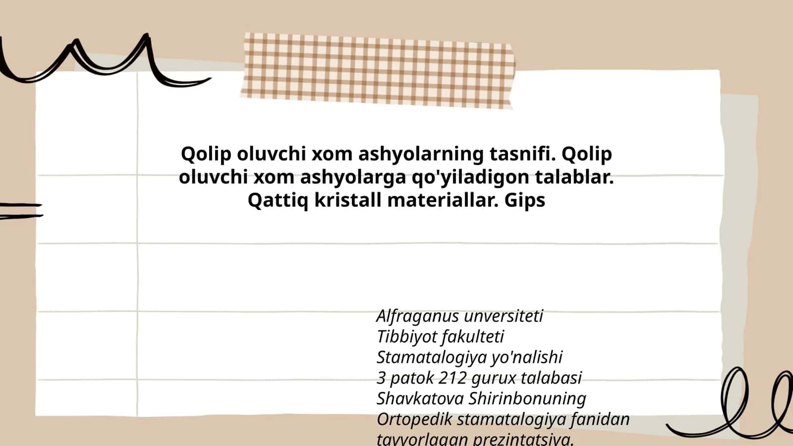 Ortopedik Stamatalogiya 1
