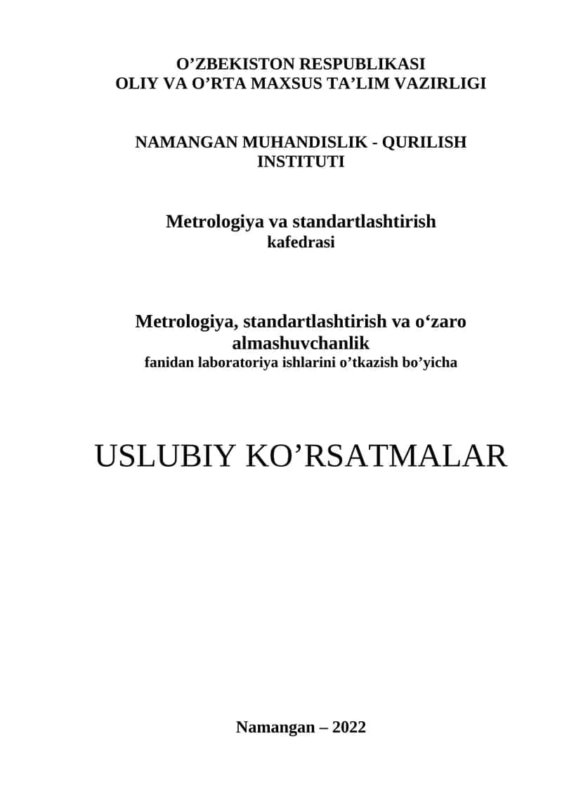 Indikatorli ichki o’lchagichlar 1