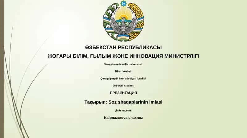 Soz shaqaplarinin imlasi 1
