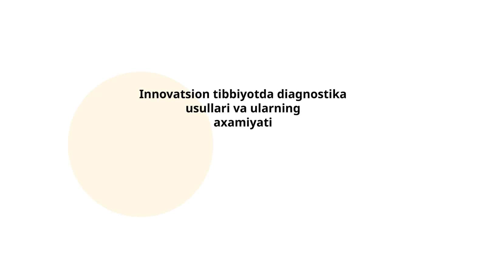 Sun'iy intellekt asosidagi tibbiy diagnostika tizimlari 1