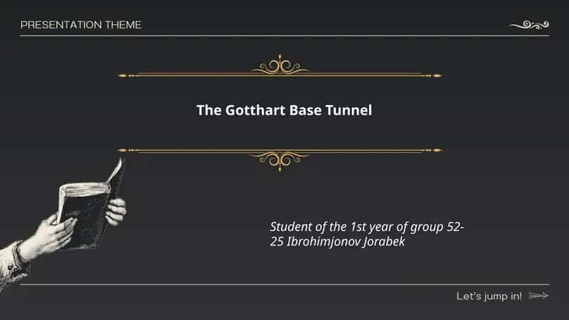 The Gotthart Base Tunnel 1