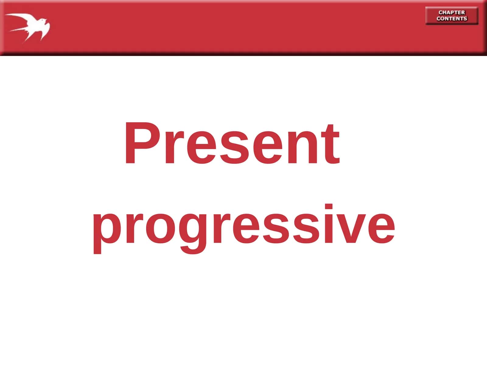 Present Progressive Tense 1