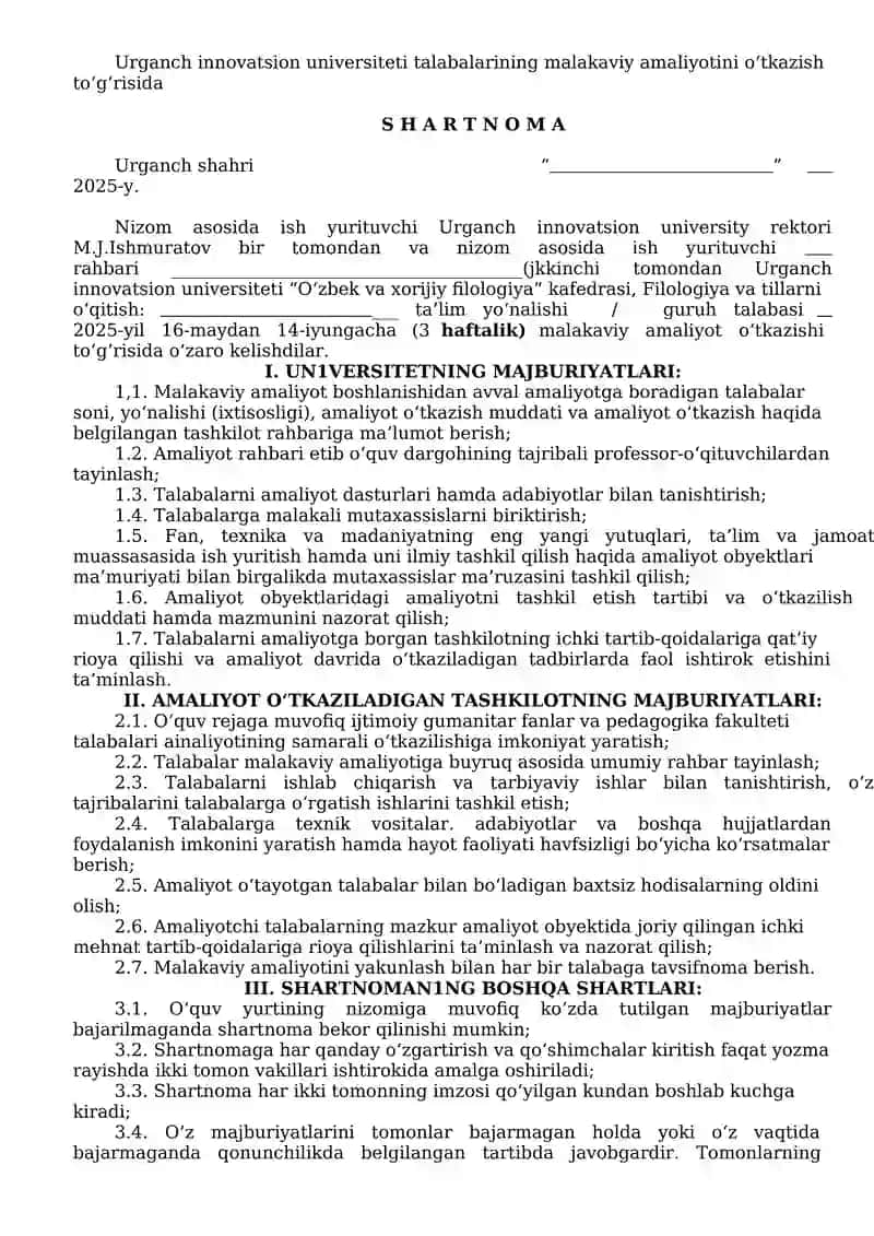 Malakaviy Amaliyotlar