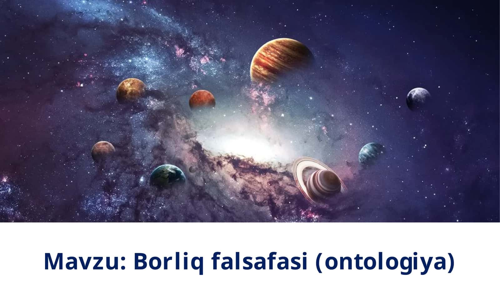 Borliqfalsafasi(ontologiya) 1