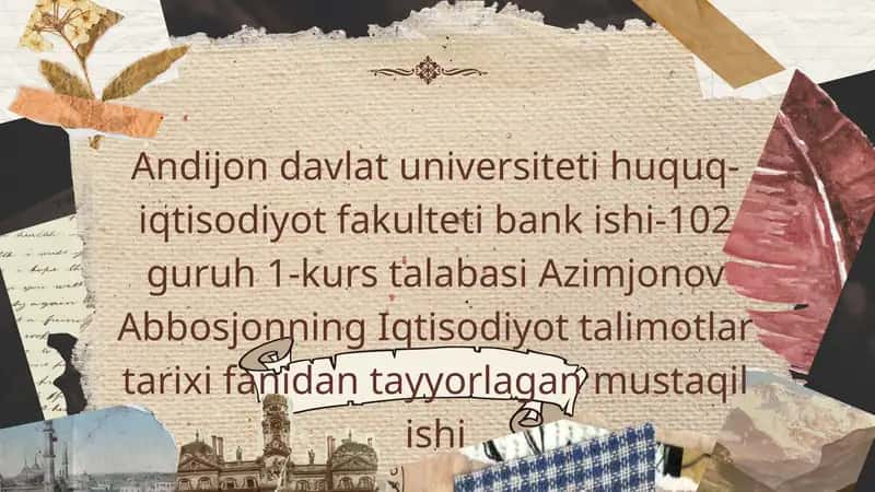 Avstrya maktabi va uning xususiyatlari 1
