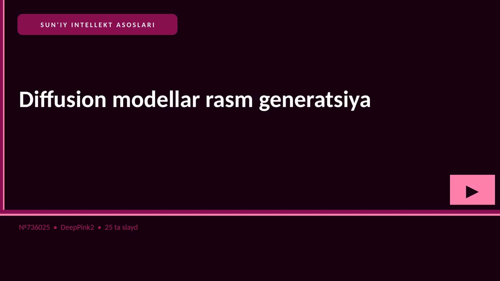 SUN'IY INTELLEKT ASOSLARI 1