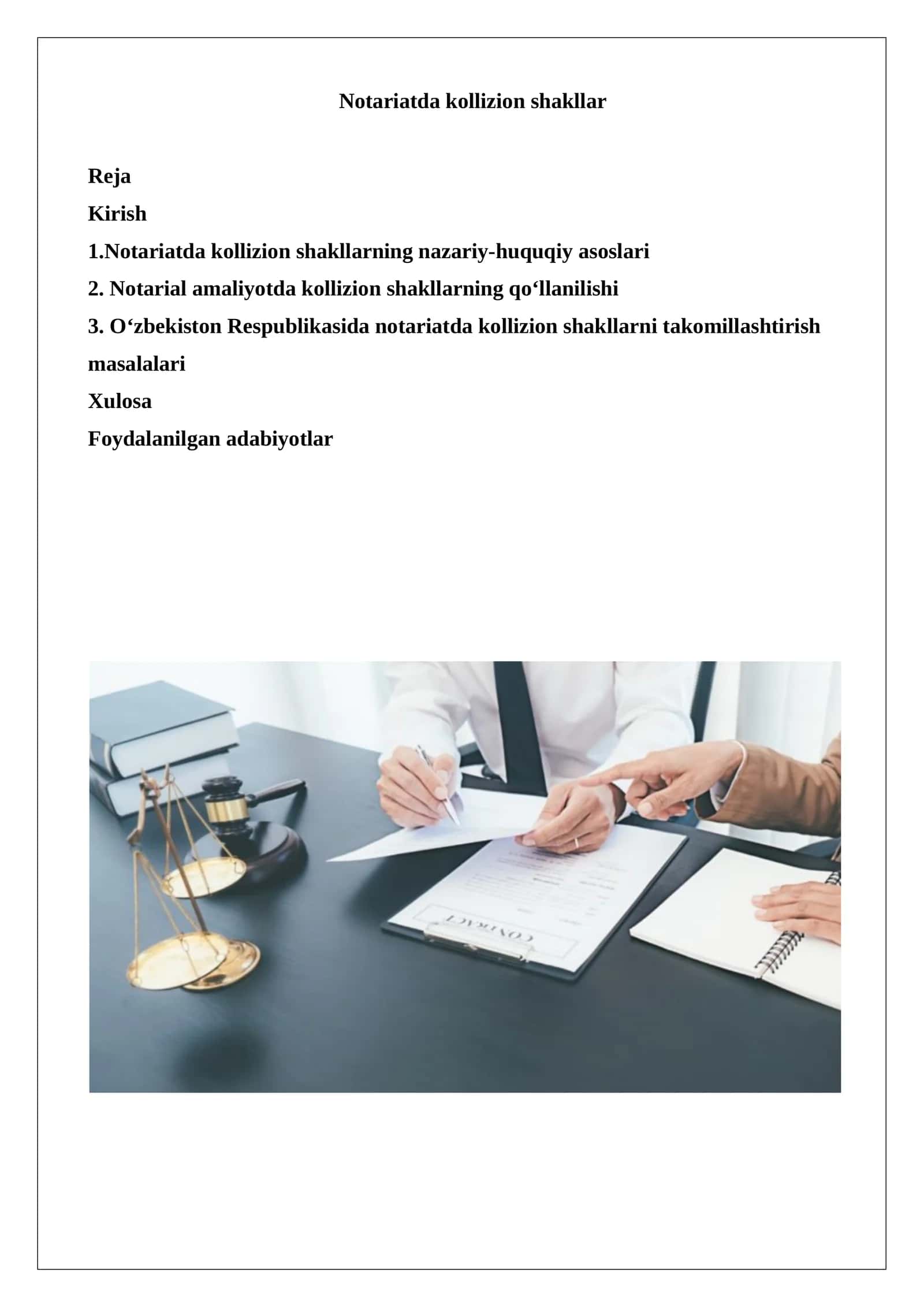 Notariatda kollizion shakllar 1