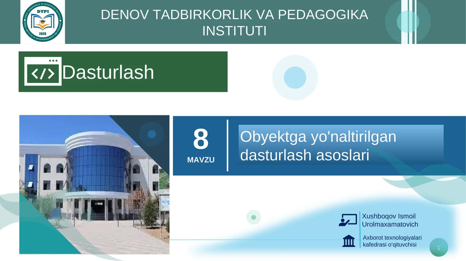 OYD nima? 1
