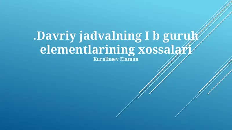 Mis, kumush va oltin 1
