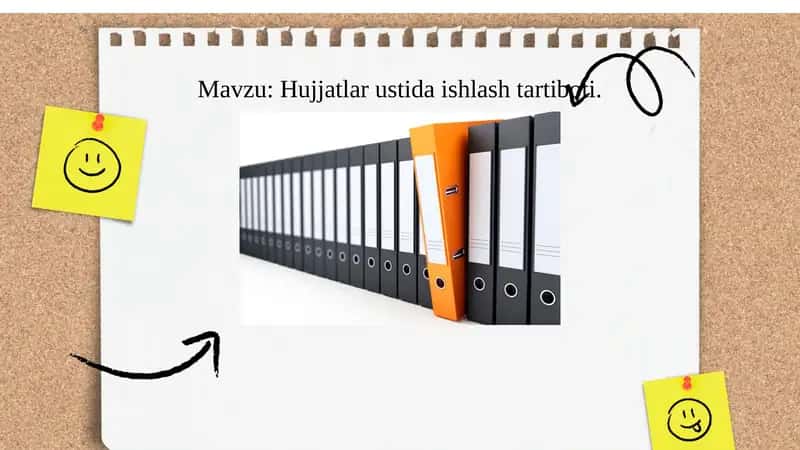 Hujjatlar ustida ishlash tartiboti 1