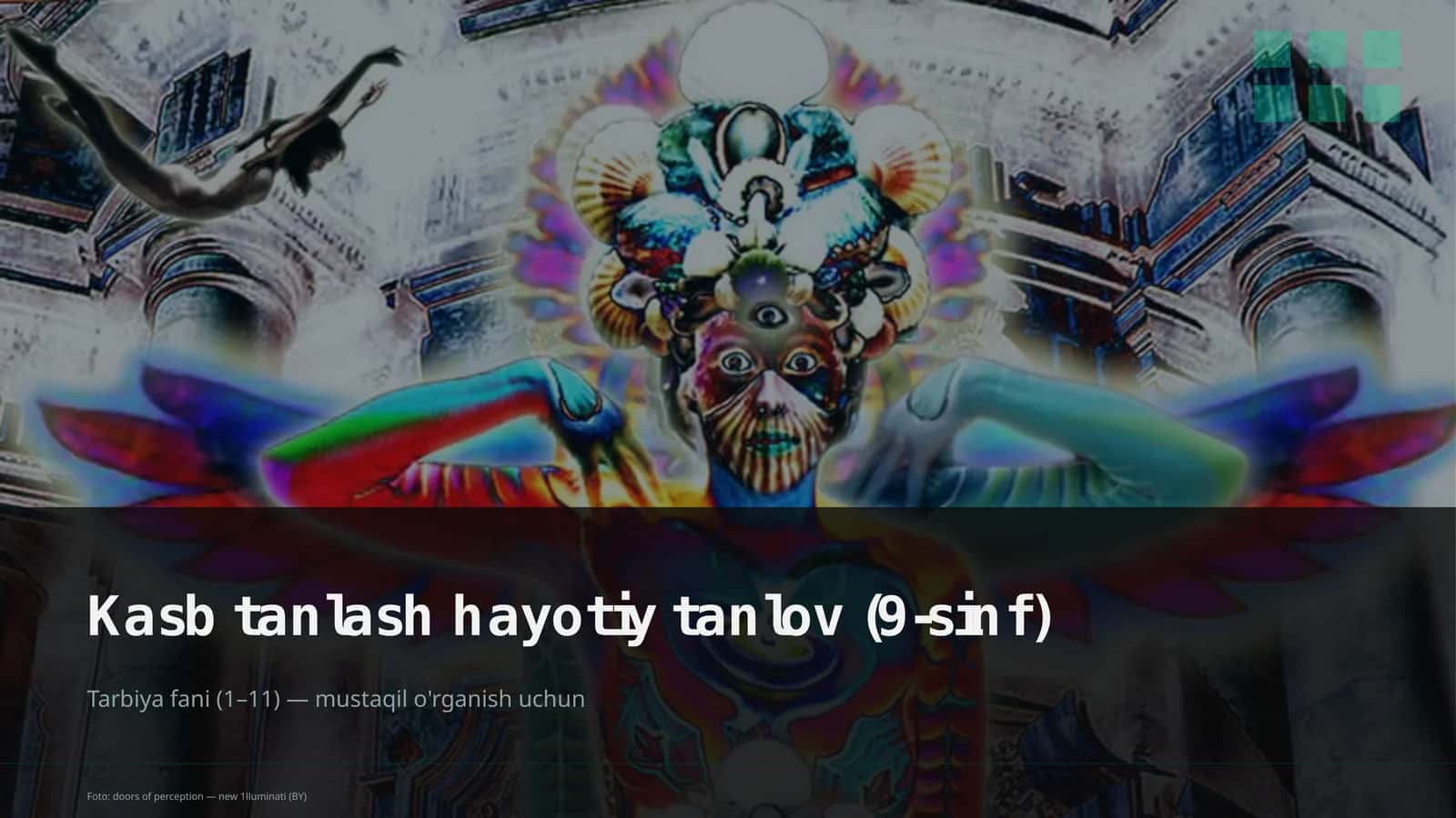 Kasb tanlash hayotiy tanlov (9-sinf) 1