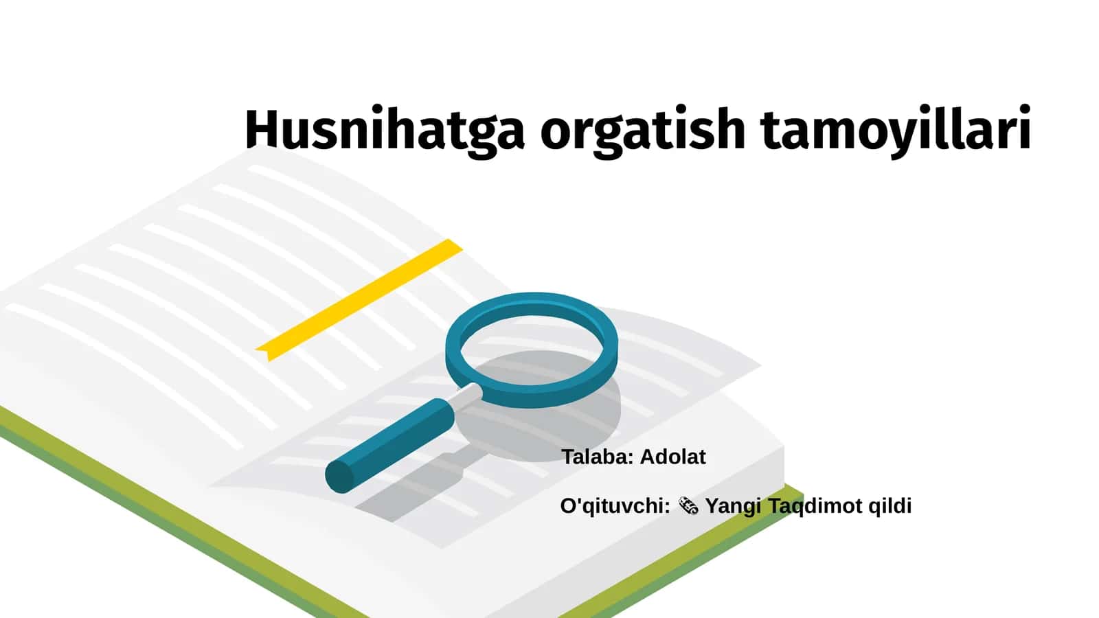 Husnihatga orgatish tamoyillari 1