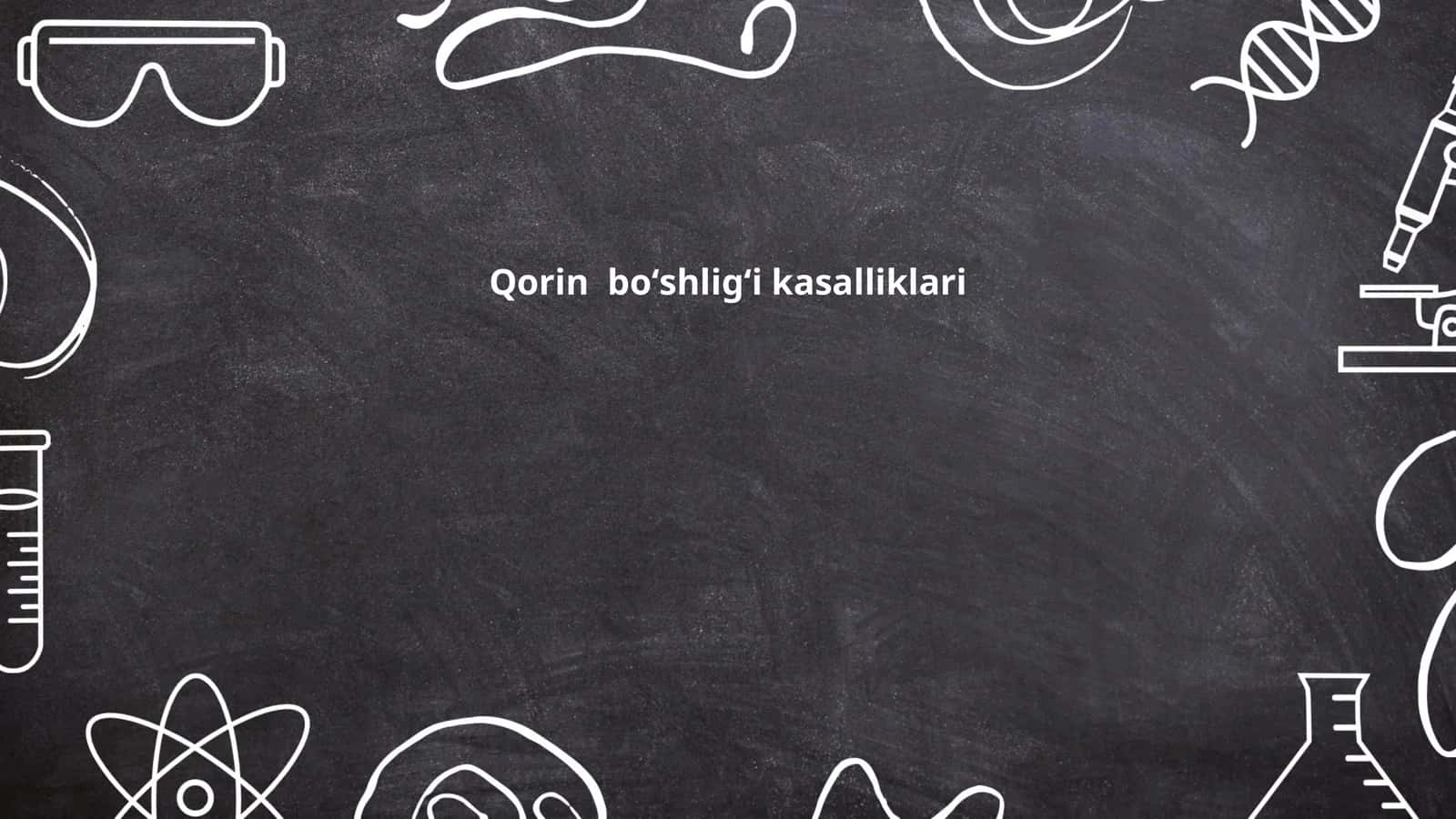 Qorin boʻshligʻi kasalliklari 1