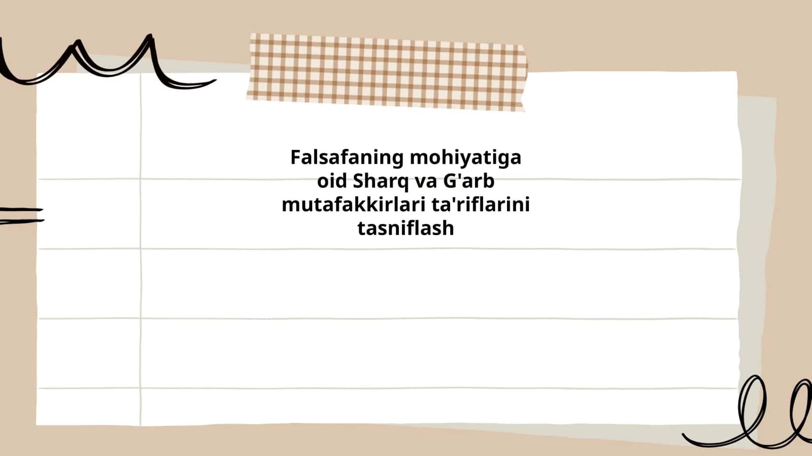 Sharq falsafasida Falsafaning Mohiyati 1