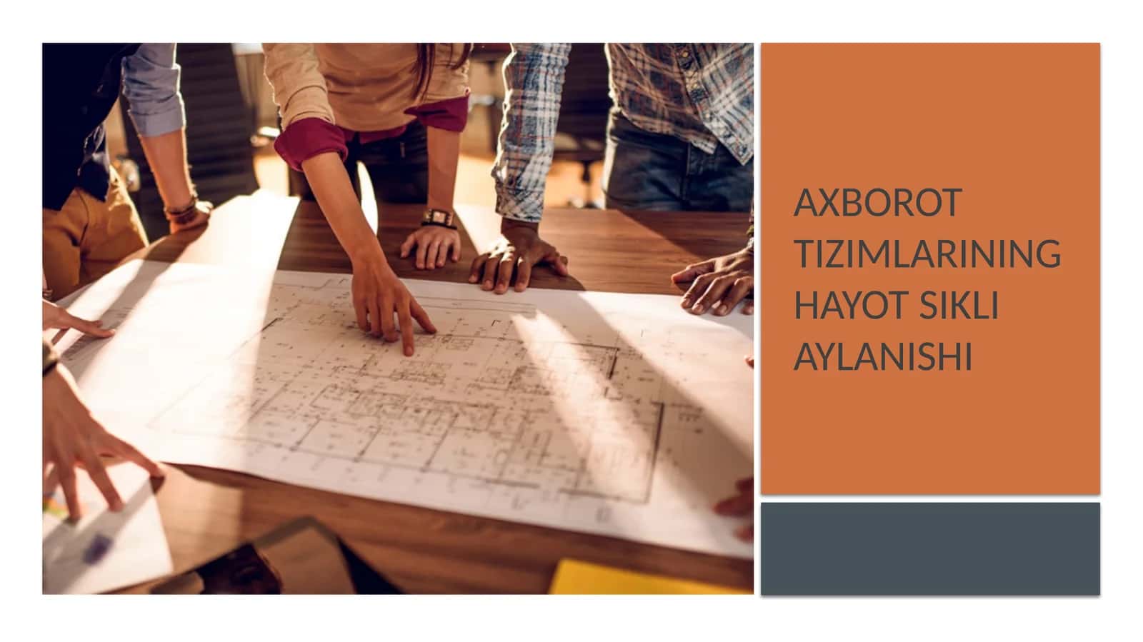 Axborot tizimlarining hayot sikli aylanishi 1