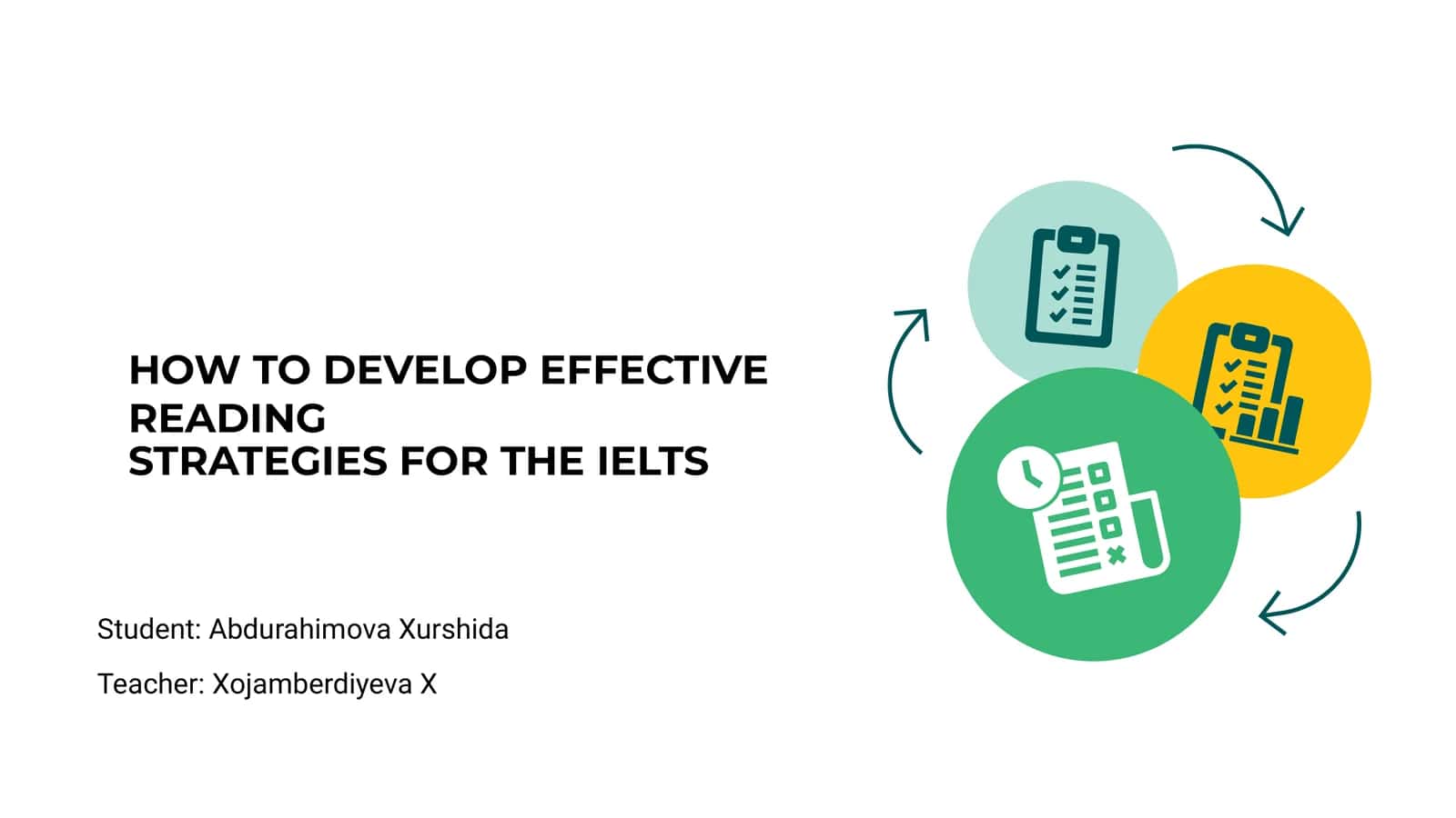HOW TO DEVELOP EFFECTIVE READING STRATEGIES FOR THE IELTS 1