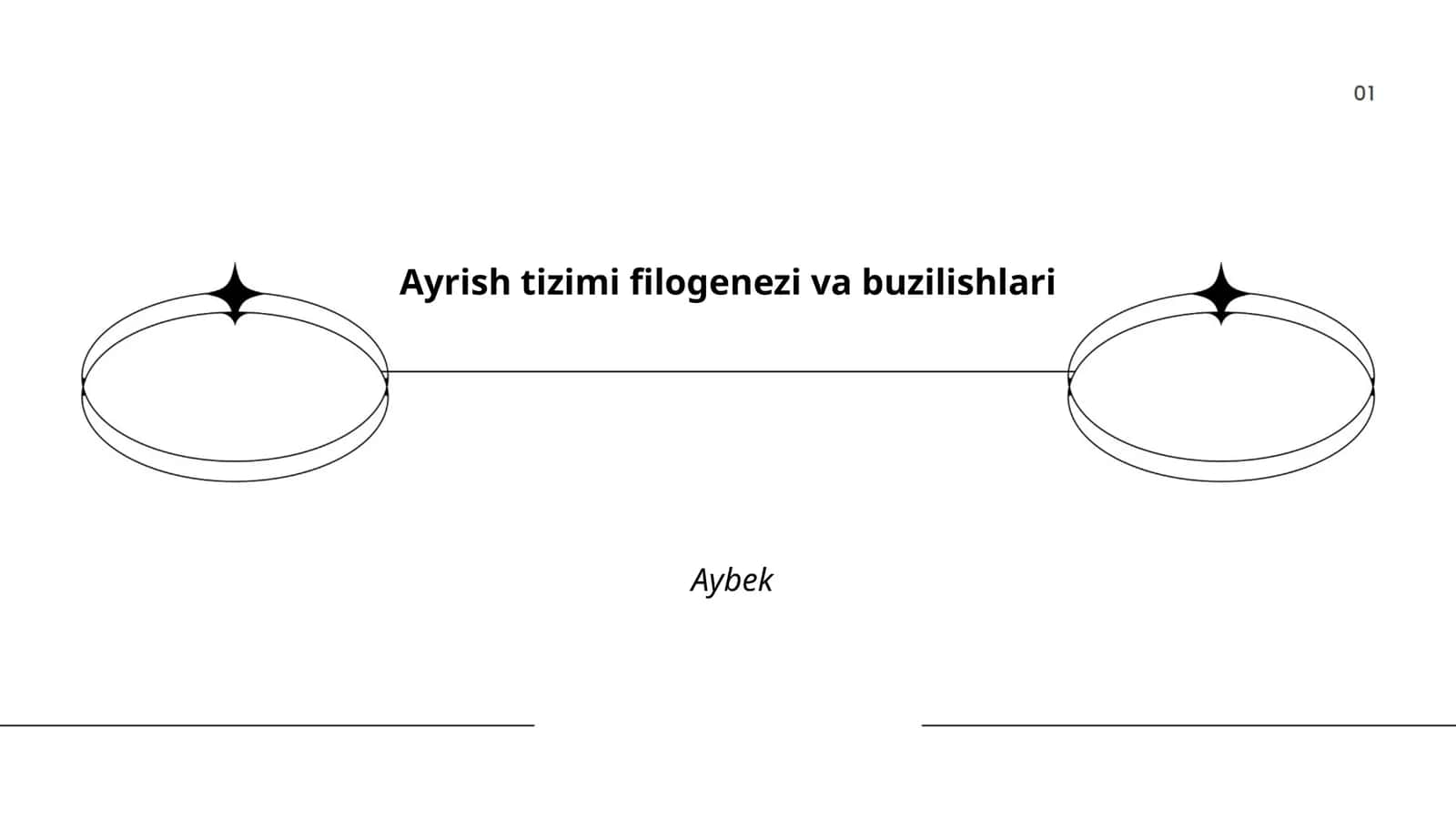 Ayrish tizimi filogenezi va buzilishlari 1