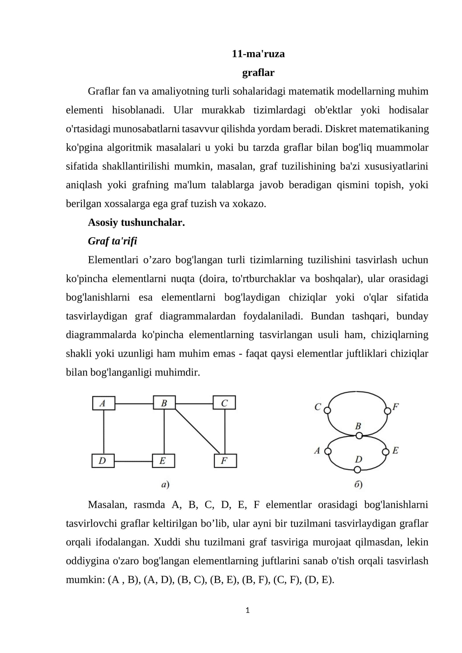 Graflar 1