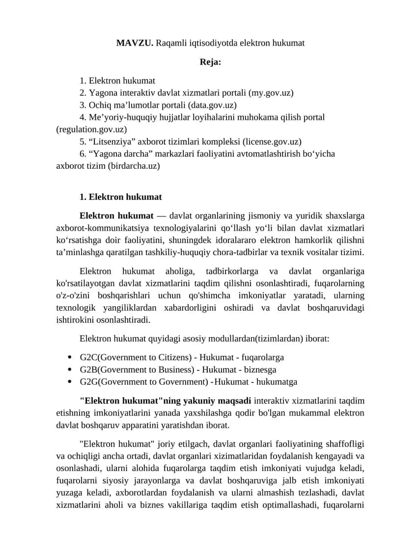 Elektron hukumat 1