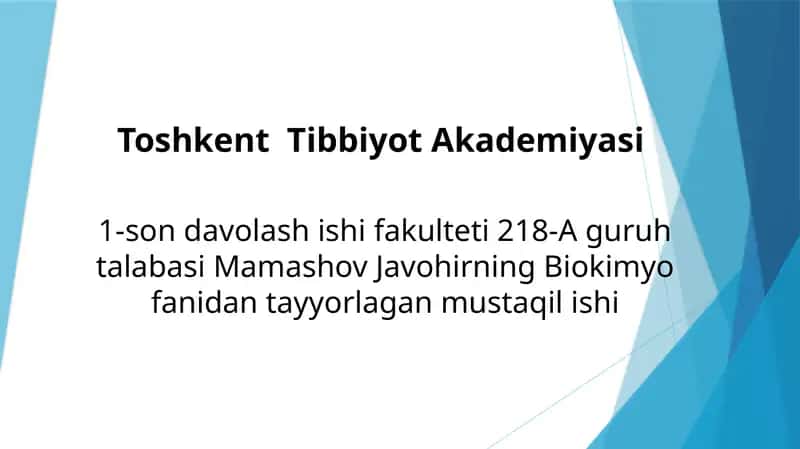 Oqsilbiosintezi ingibitorlari 1