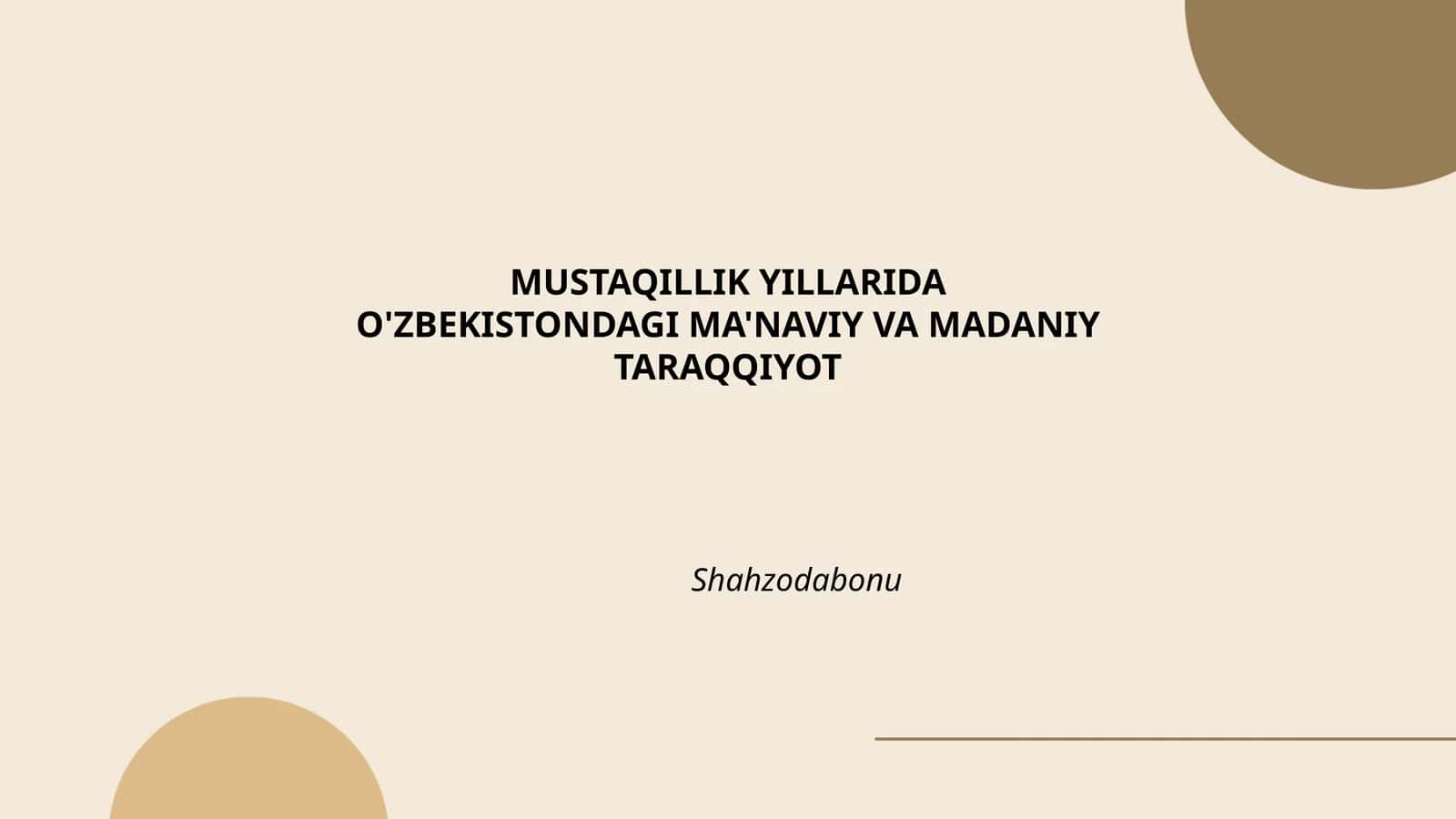 Shahzodabonu 1