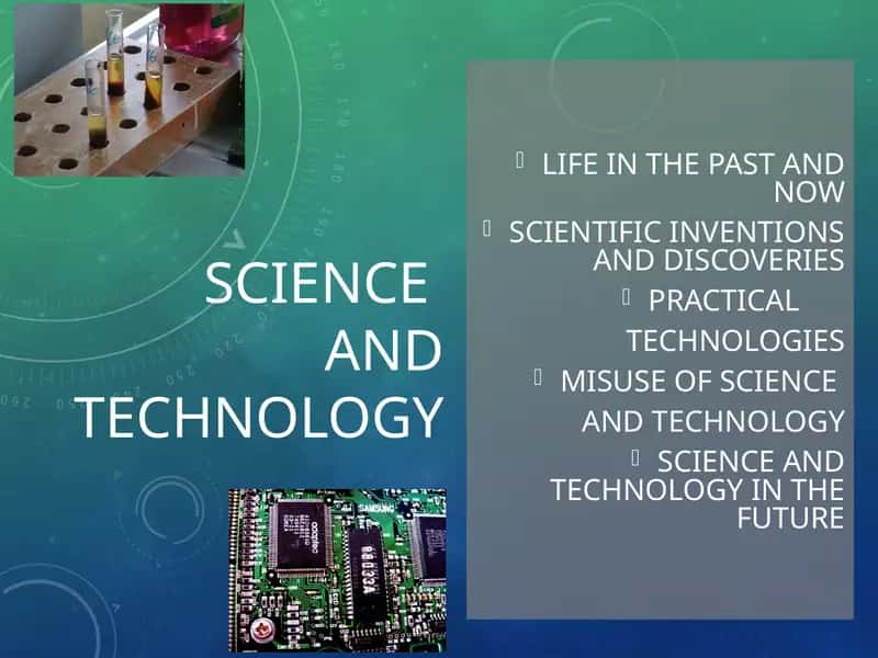 SCIENCE AND TECHNOLOGY 1