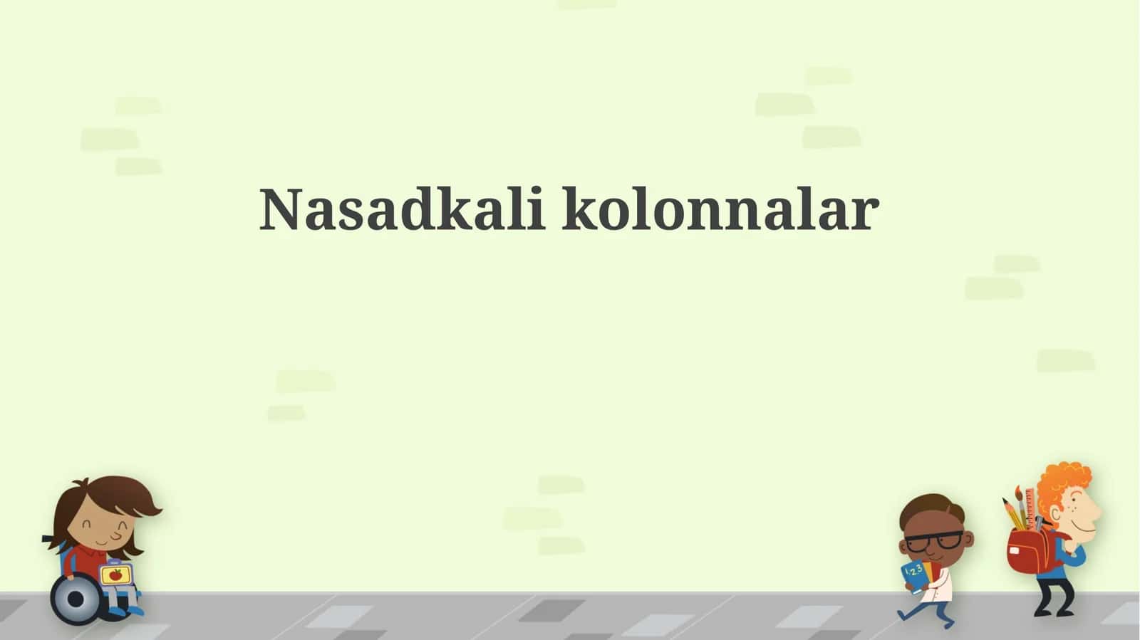 Nasadkalikolonnalar 1