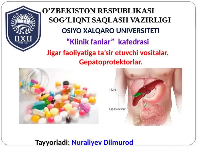 Gepatoprotektorlar 1