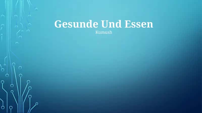 Gesunde Und Essen 1