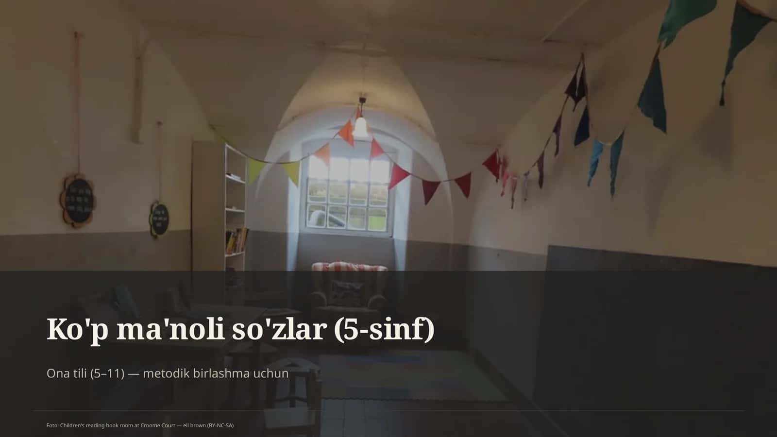 Ko'p ma'noli so'zlar (5-sinf) 1