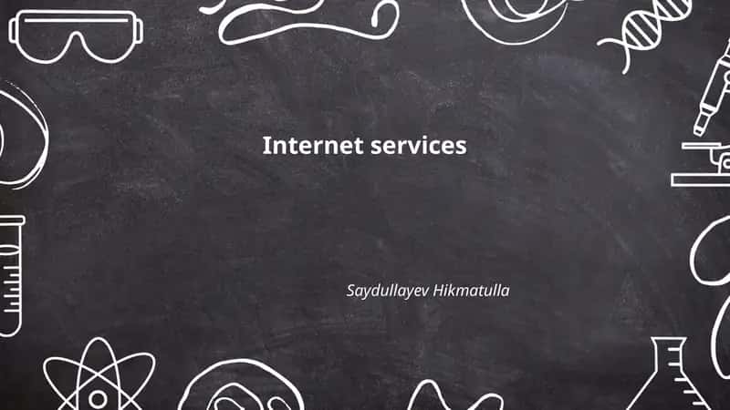 Internet services 1