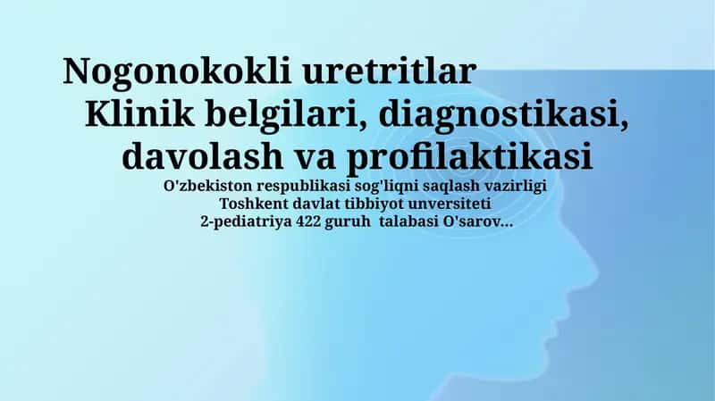 Nogonokokli uretritlar 1