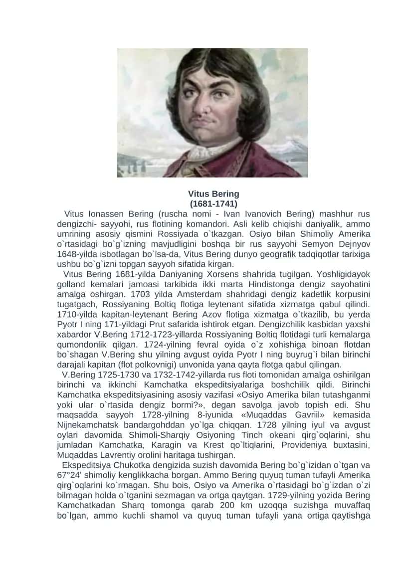 Vitus Bering 1