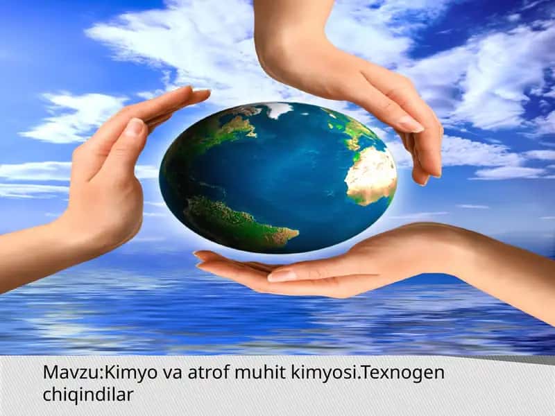 Kimyova atrof muhit kimyosi 1