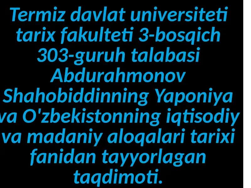 Yaponiya Davlat Tuzumi 1