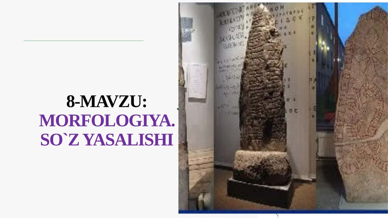 MORFOLOGIYA. SO`Z YASALISHI 1