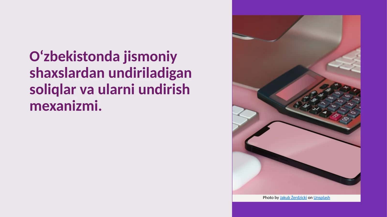 Soliqlar va ularni undirish mexanizmi 1