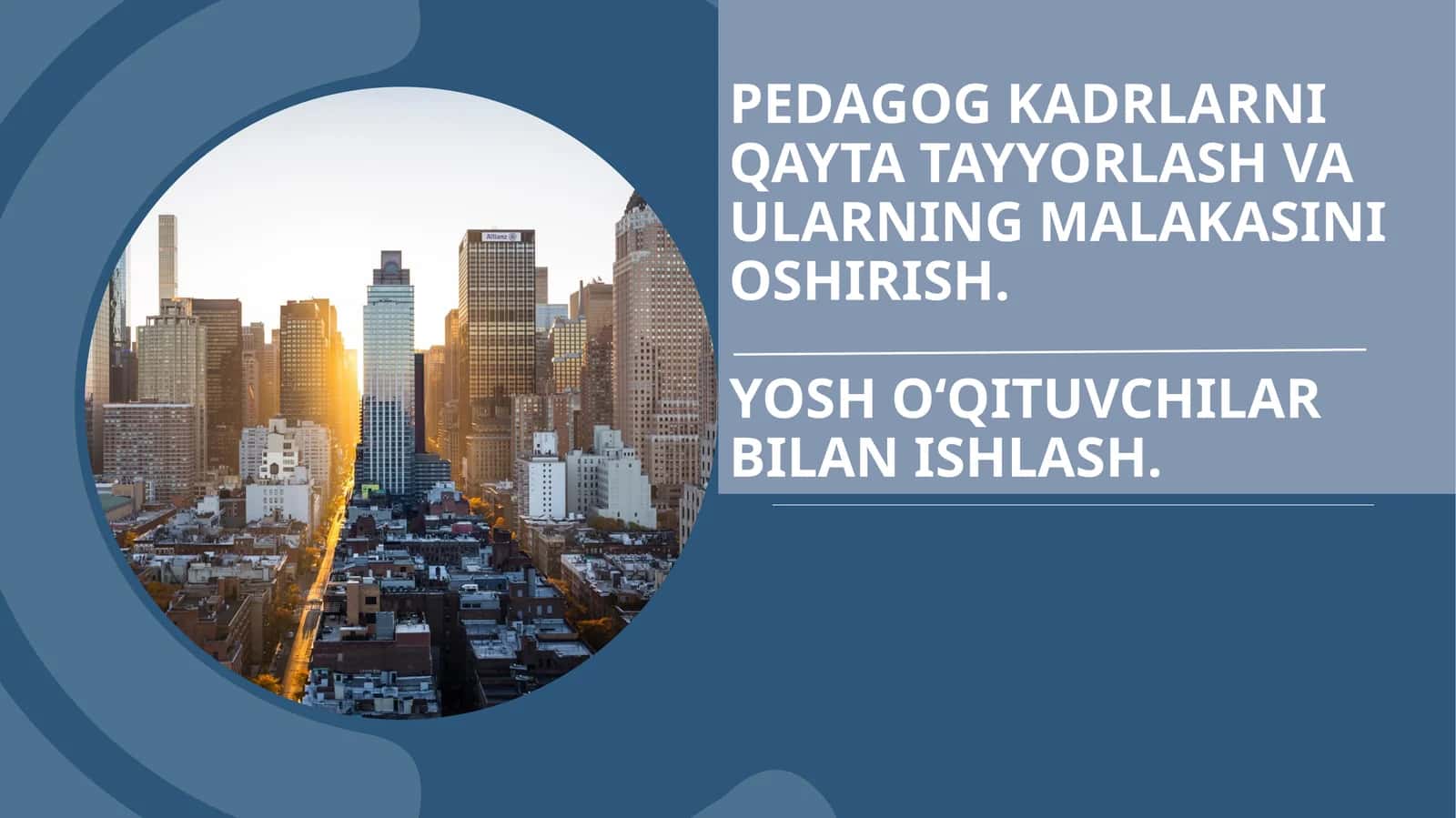 Pedagog kadrlarni qayta tayyorlash va ularning malakasini oshirish 1