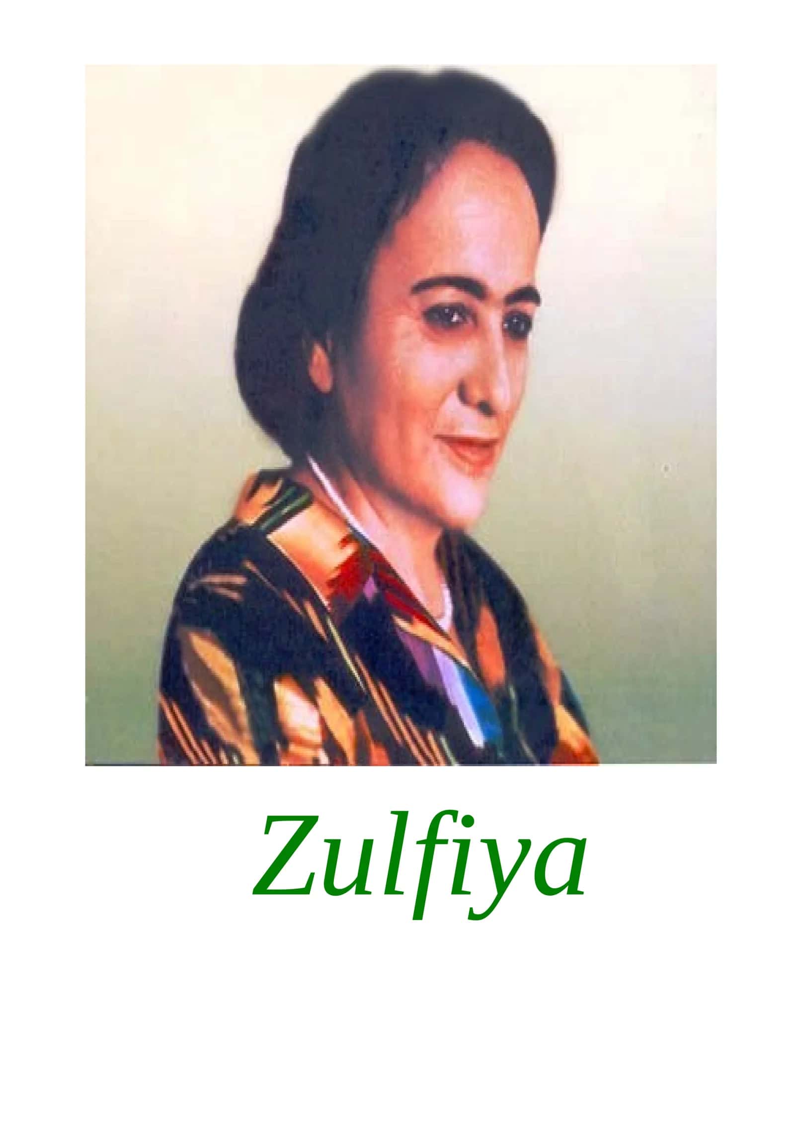 Zulfiya hayoti va ijodi 1