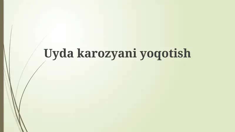 Uydakarozyaniyoqotish 1