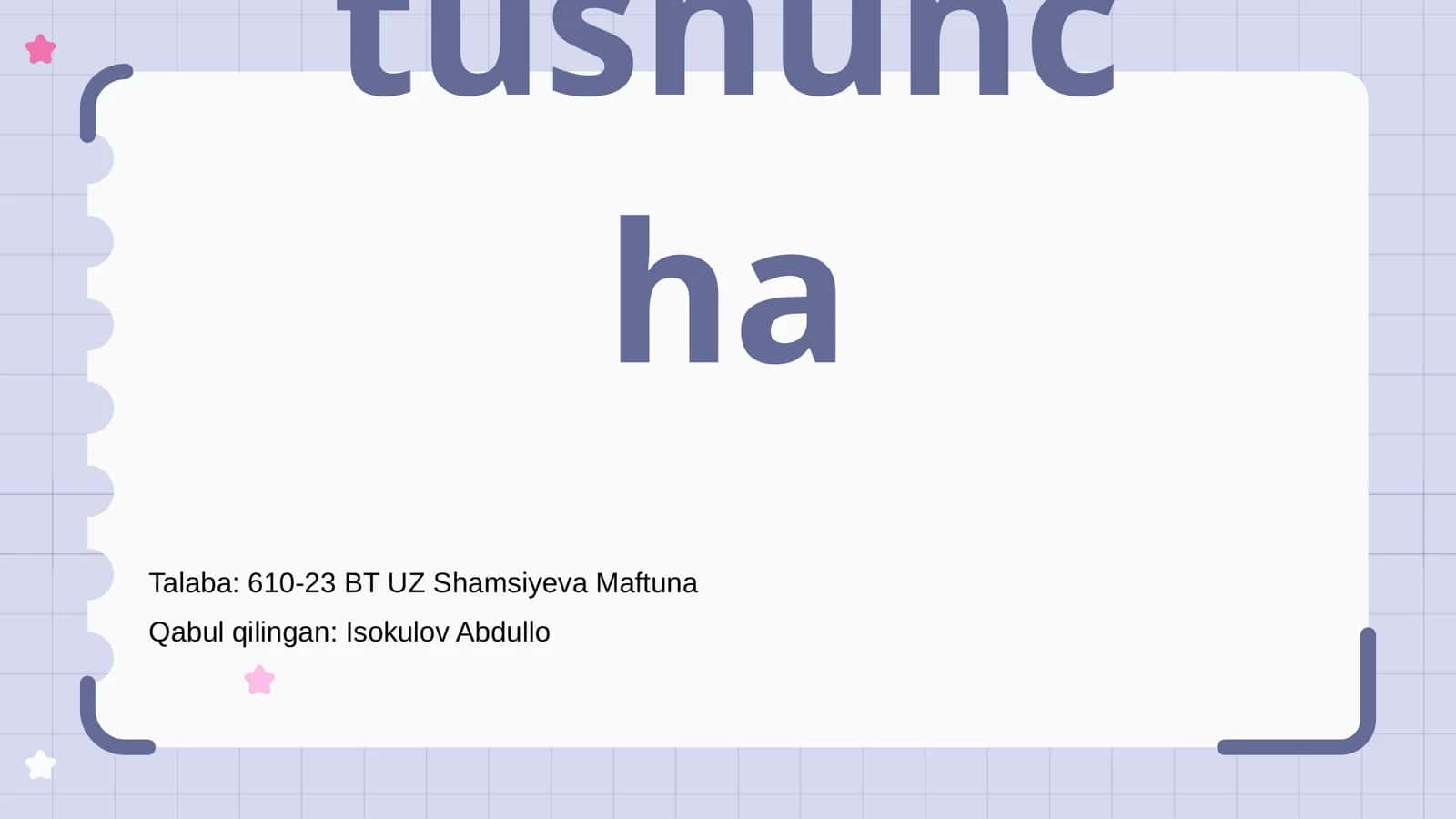Morfema va morfemika haqida umumiy tushuncha 1