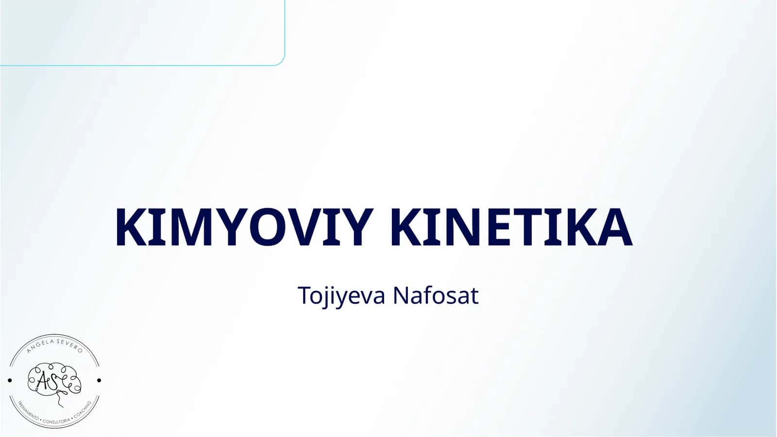 KIMYOVIY KINETIKA 1