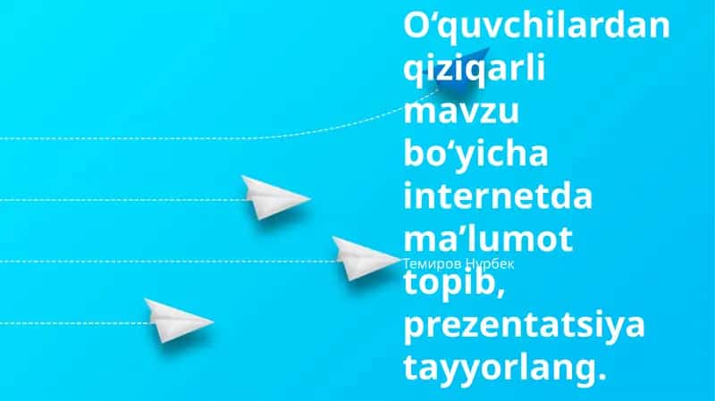 Mavzungizni topish 1